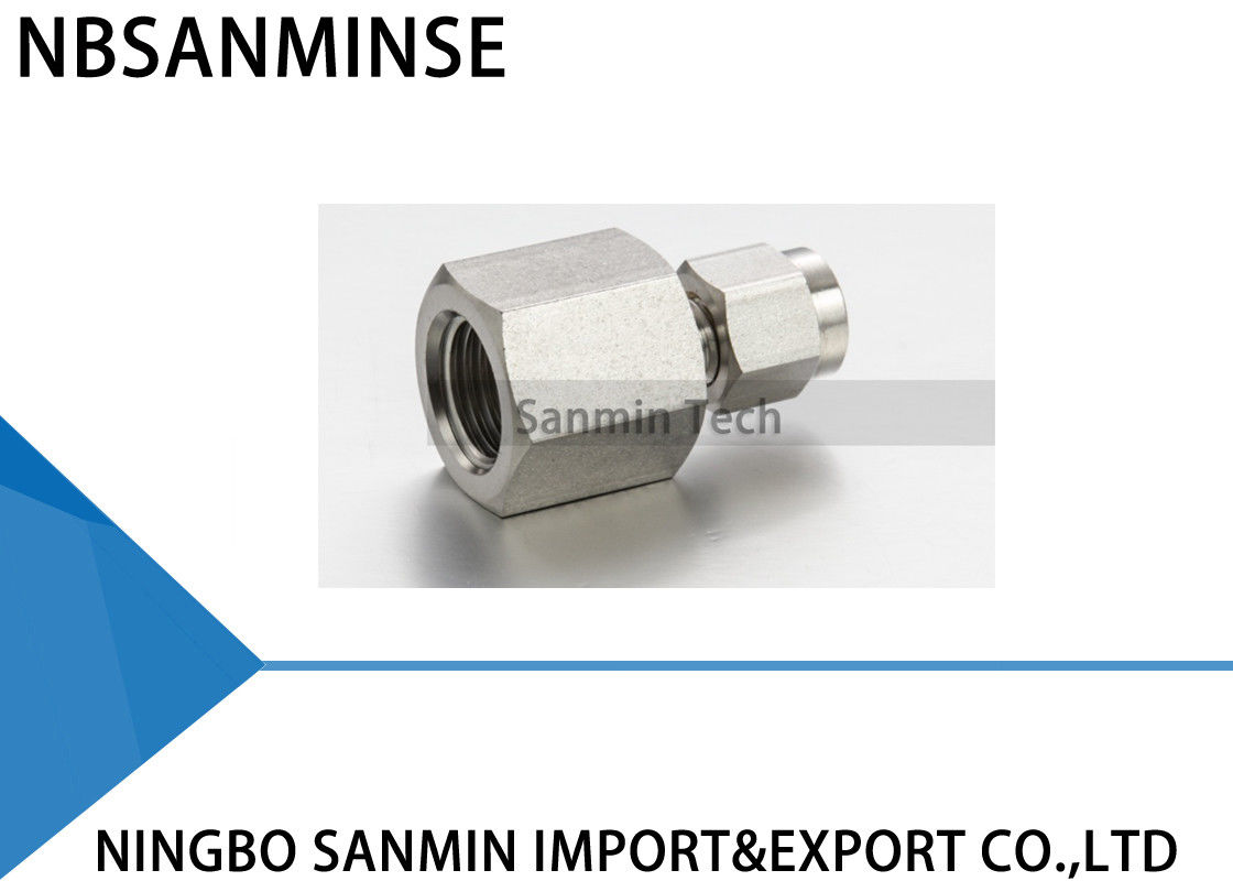 FC Type Female Connector Stainless Steel 316L Tube Fitting Plumbing Fitting High Quality Sanmin