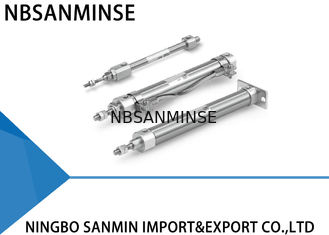 두 배 임시 단 하나 막대 압축 공기를 넣은 공기 실린더 구멍 크기 6/10/16 1MPa