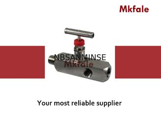 다 - 테플론 물개 ASME NPT 고압 벨브 3000PSI 6000PSI를 가진 스테인리스 계기 벨브를 향하십시오