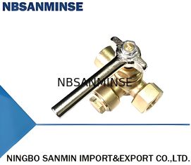 다재다능한 구리 3 차원 밸브 1/2 "파이프 스레드 및 2.5Mpa 명목 압력 응용