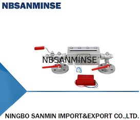 크기 mm L 300 350 440 L1 165 200 200 투 컬러 표시기 황동 솔레노이드 밸브 D 115 D1 85 D2 65 Z-φd 4-φ14 씰 테스트 압력 2.5Mpa