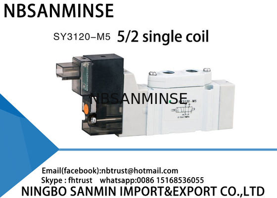 SY3120 SY5120 SY7120 공압 소형 솔레노이드 밸브 미니 밸브 ​​자동화 SMC AC220V DC24V 교체