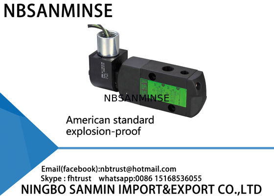 NAMUR551 시리즈 압축 공기를 넣은 솔레노이드 벨브 폭발 방지 AISCO 유형 NBR PUR 물개