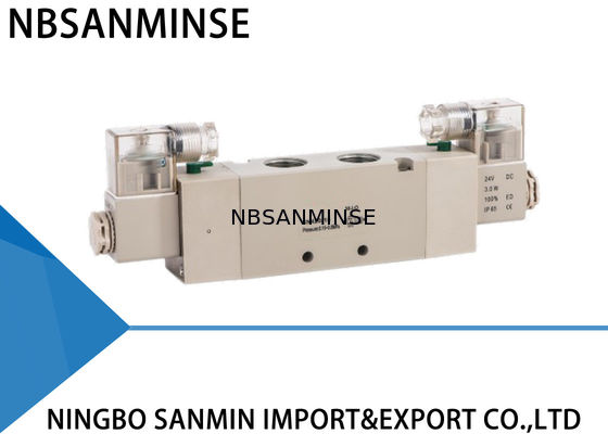 /두 배 코일 솔레노이드 벨브, 압축 공기를 넣은 공기판 4N400 4V400 시리즈 골라내십시오