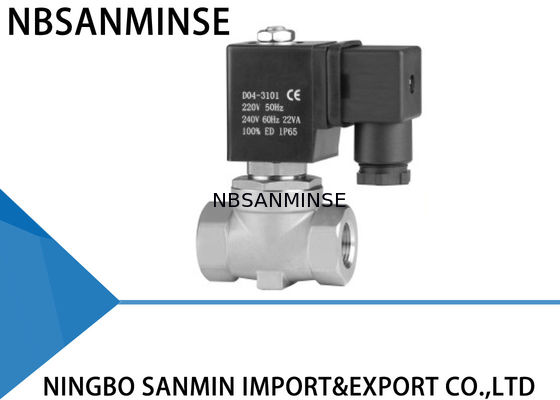 P4 소형 고급장교/SS 316 전기 솔레노이드 물 벨브 조종사는 활동을 운영했습니다