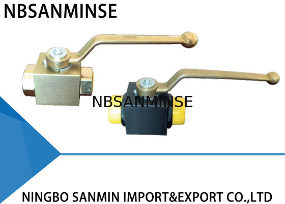 수동 탄소 강철/금관 악기 유압 공 벨브 NBR VITON 물개 유형 ISO9001 증명서