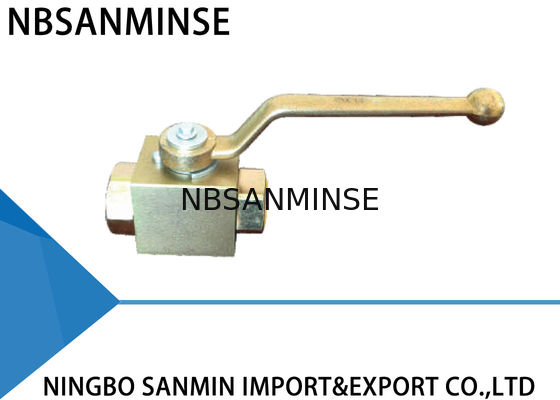 수동 탄소 강철/금관 악기 유압 공 벨브 NBR VITON 물개 유형 ISO9001 증명서