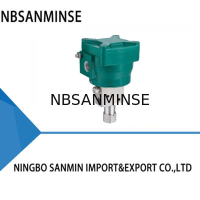 SUS316L을 수용하는  SANMIN 2 위치 3 길 직접 작동 방폭 솔레노이드 밸브 0-1.0Mpa HNBR+PUR 밀봉  알루미늄
