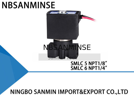 물 금관 악기 솔레노이드 벨브는 일반적으로 2 방법 1/8를 1/4의 NPT 관 크기 EPDM 물개 닫았습니다