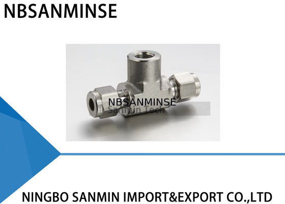 스테인리스 316L 관 압축 공기를 넣은 공기 이음쇠 FBT 여성 분지 티