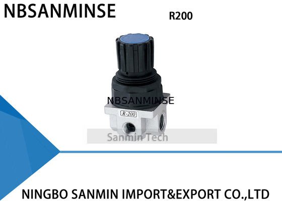 R200 G1/4 공기 정밀 레귤레이터 미니 밸브 ​​공기 압축 공압 레귤레이터 밸브