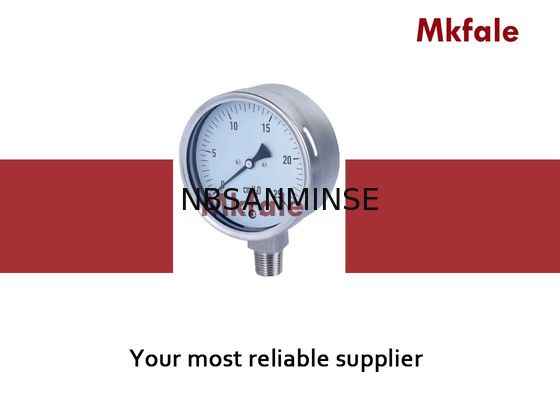 2 4 인치 스테인리스 액체 압력 계기, 건조한 유형 디지털 방식으로 수압 계기