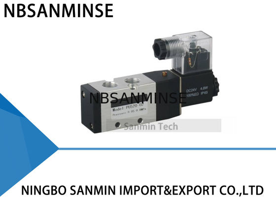 1/4의 3/8의 1/2 전기 압축 공기를 넣은 솔레노이드 벨브 NBSANMINSE PU520 항공 관제 벨브