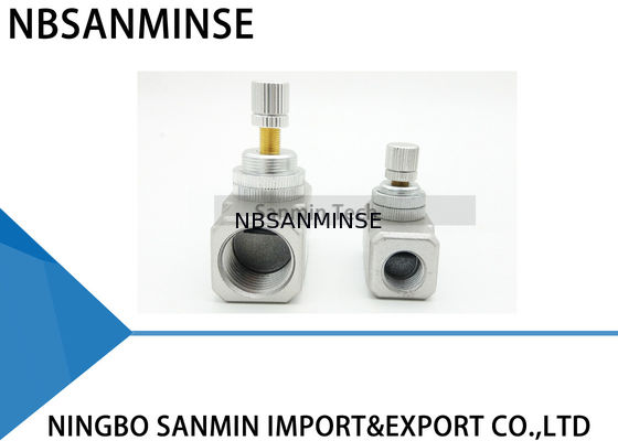 교류 수용량 통제 벨브 G 실 1/8 다시 NBSANMINSE 1/4가지의 3/8가지의 1/2 압축 공기를 넣은 공기 표준 유형 통제 벨브