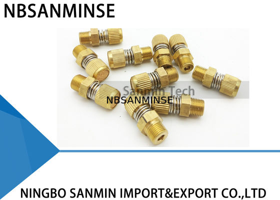 압축 공기를 넣은 머플러 소결되는 금관 악기 침묵 배기의 시기를 정하기의 압축 공기를 넣은 공기 이음쇠 NBSANMINSE SD 유형