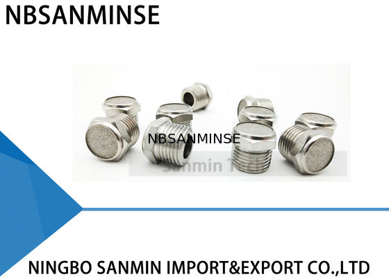 1/8가지의 1/4가지의 3/8가지의 1/2 스테인리스 소음기 BSL-SSM 유형 머플러 압축 공기를 넣은 부속