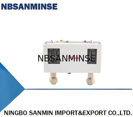 NBSANMINSE PC58 G NPT 1/4 UF7/16 M12X1.25 한 스위치에 두 가지 압력 설정 지점이있는 공기 물의 이중 압력 스위치