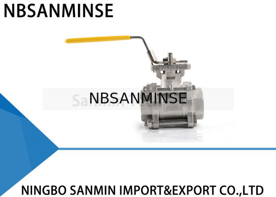 CF8M 1 인치 유압 고압 공 벨브 1000psi 아랍인 스테인리스 SS316 기름 가스 수관 선 신청