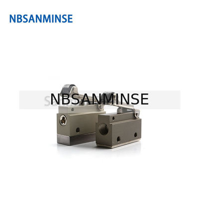 NBSANMINSE V2-M5 V2-1/8 2/2 방법 항공 메크니컬 제어밸브 공기 2개 방법 롤러 밸브 자동화 라인
