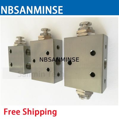 NBSANMINSE 2P 31P 3P 41P 4P 4PP 고품질 소형 변화 벨브 M5 G 1/8 기계적인 벨브 압축 공기를 넣은 벨브
