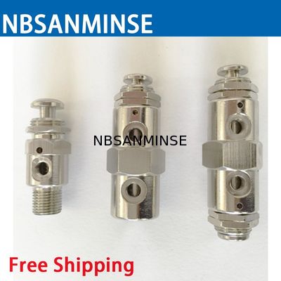 NBSANMINSE 2P 31P 3P 41P 4P 4PP 고품질 소형 변화 벨브 M5 G 1/8 기계적인 벨브 압축 공기를 넣은 벨브