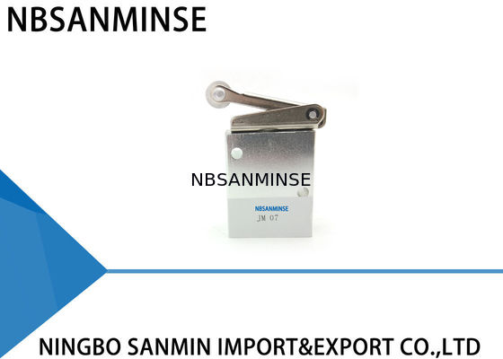 JM 시리즈 1/4 기계적인 벨브 3방향 압축 공기를 넣은 정지 유형 기계적인 벨브 차단 밸브 기관 벨브 2 위치