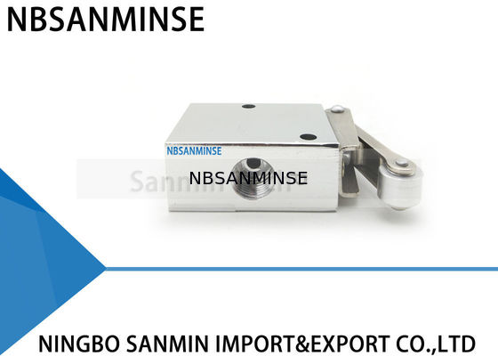 JM 시리즈 1/4 기계적인 벨브 3방향 압축 공기를 넣은 정지 유형 기계적인 벨브 차단 밸브 기관 벨브 2 위치
