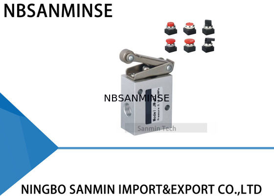 JM 시리즈 1/4 기계적인 벨브 3방향 압축 공기를 넣은 정지 유형 기계적인 벨브 차단 밸브 기관 벨브 2 위치