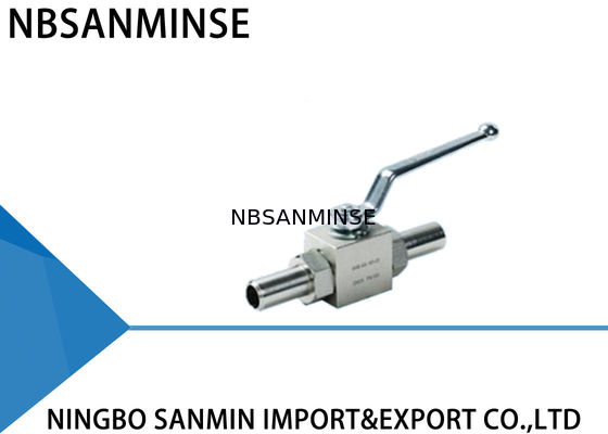 용접 연결과 수력 고압 2 방법 볼 밸브