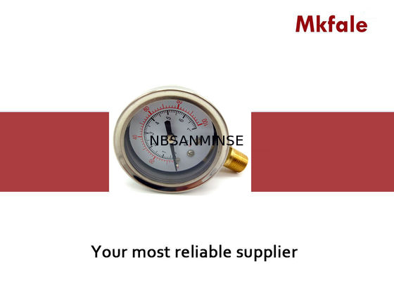 SM2SB 40B/L 액체는 2 조여진 연결로 수압 계기를 채웠습니다