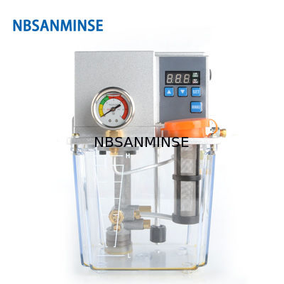 NBSANMINSE SDX2-22C는 CNC Ma를 위한 단 하나/두 배 디지털 표시 장치를 가진 기름 윤활 펌프 장치 2 리터 3 리터 2 Mpa를 엷게 합니다